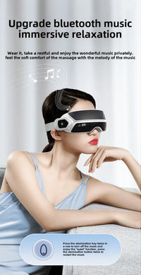 Steam Atomization Eye Massager with Heat and Bluetooth