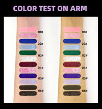 2-in-1 Glitter and Colored Mascara for Bold Eyelashes