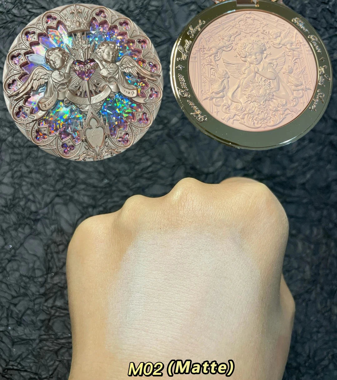 Embossed Shimmer Face Highlighter Palette - 21