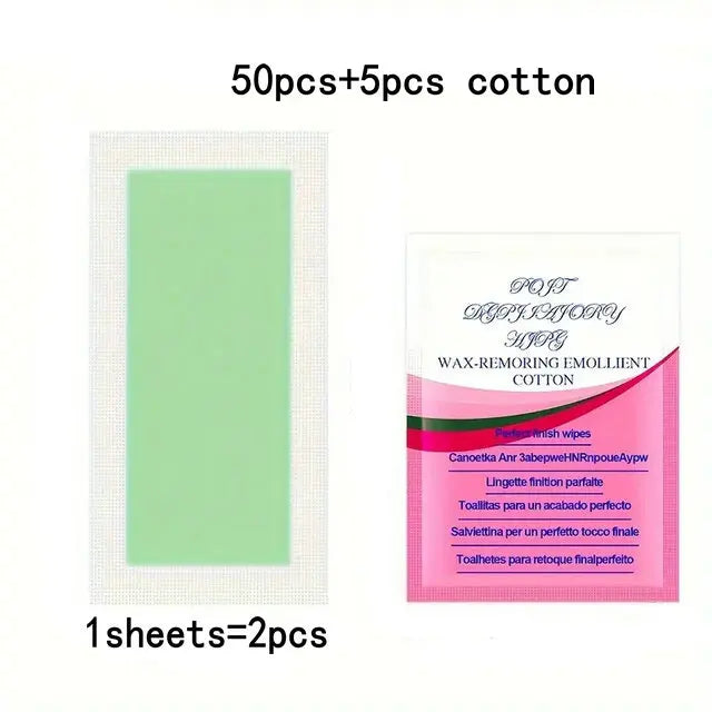 Pain-Free Hair Removal Wax Strips for Face and Body - 17