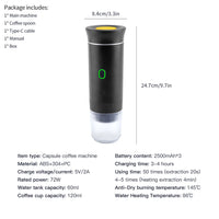 Portable 3-in-1 Wireless Espresso Coffee Maker