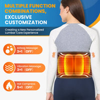 Heated Lumbar Massage Belt for Back Pain Relief
