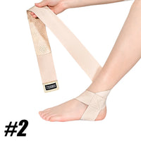 Adjustable Ankle Support Wrap for Pain Relief and Stability