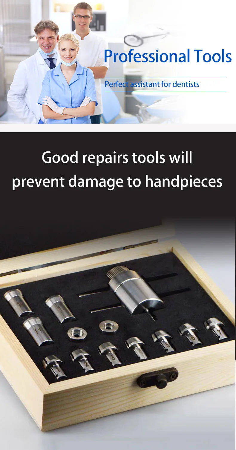 Dental Handpiece Repair and Bearing Maintenance Tool Set - 8