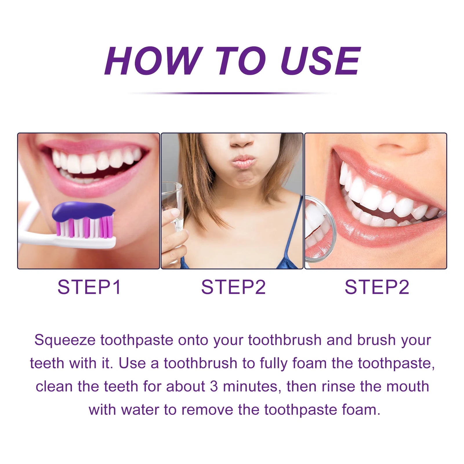 Color Correcting Teeth Whitening Foam - 6
