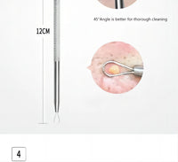 5-Piece Stainless Steel Blackhead and Acne Removal Kit