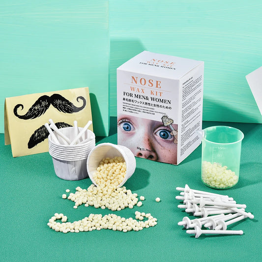 Painless Nose Hair Removal Wax Kit for Men and Women