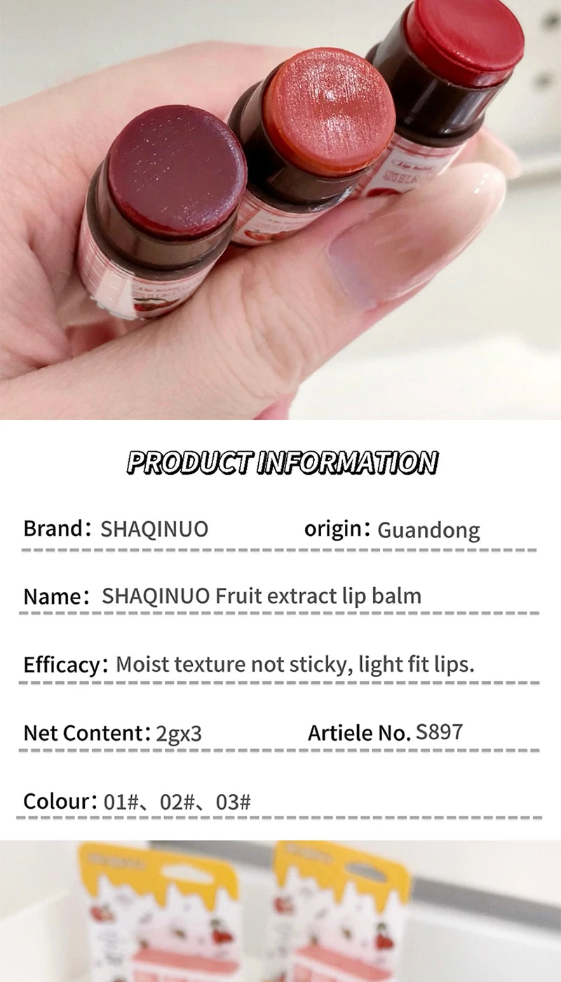 Fruit Extract Hydrating Tinted Lip Balm - 10