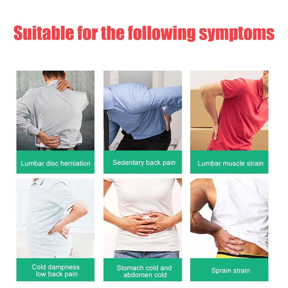 Self-Heating Magnetic Lumbar Support Belt for Back Pain Relief - 21