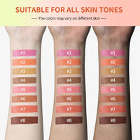 8-Color Cream Blush and Contour Palette