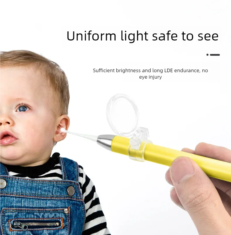 LED Illuminated Ear Wax Removal Tool Kit - 8
