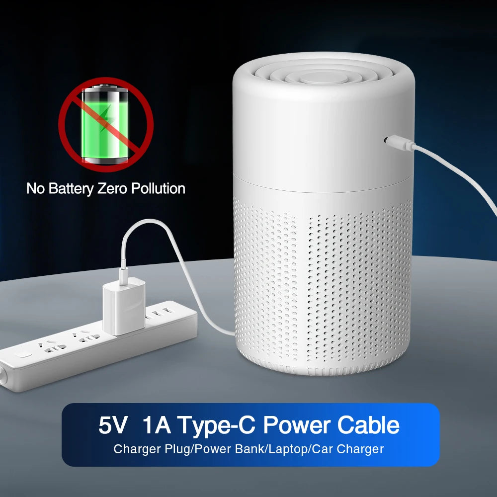 Portable HEPA Air Purifier for Home and Car - 8