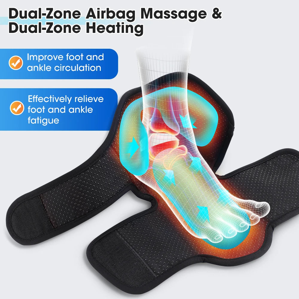 Heated Air Compression Foot and Ankle Massager - 16