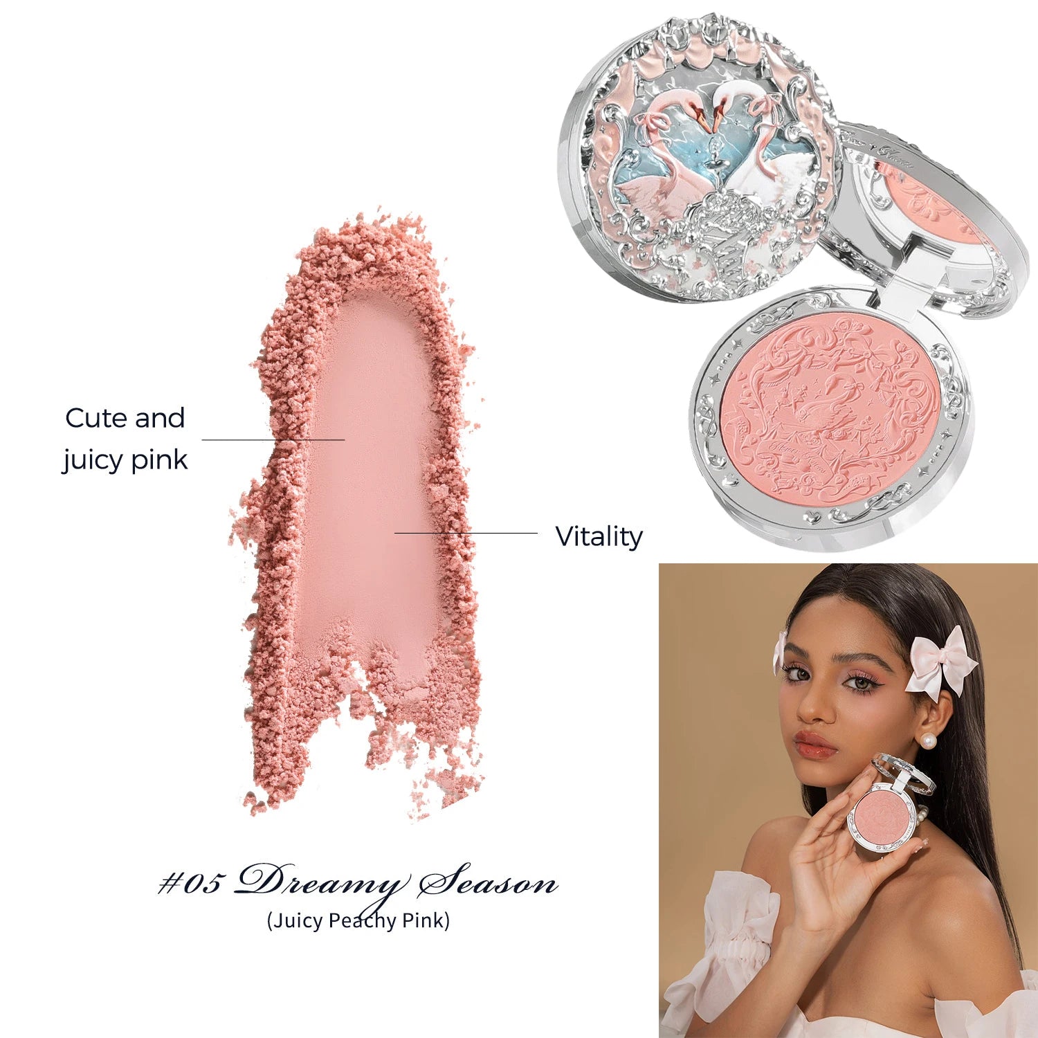 Long-Lasting Matte Powder Blush for Natural Cheek Color - 16