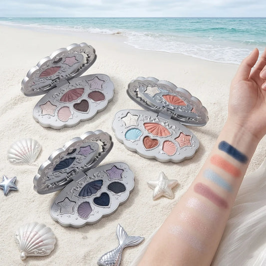 6-Color Ocean Theme Eyeshadow Palette