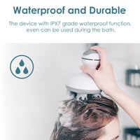 Electric Cordless Scalp Massager for Stress Relief and Hair Growth