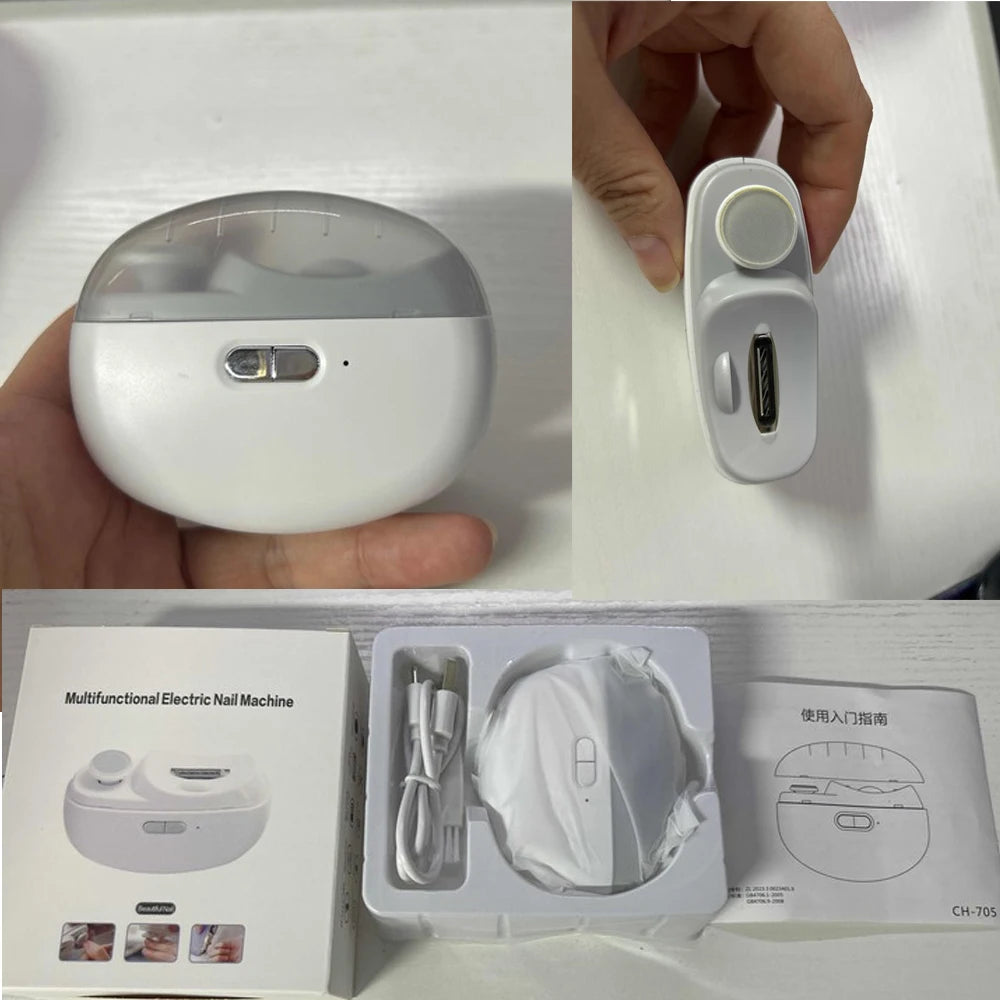 Automatic Electric Nail Trimmer and Polisher - 6
