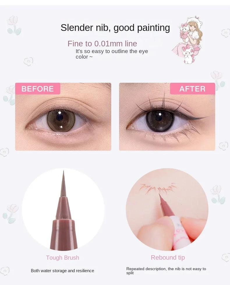 Long-Lasting Waterproof Liquid Eyeliner Pencil - 8