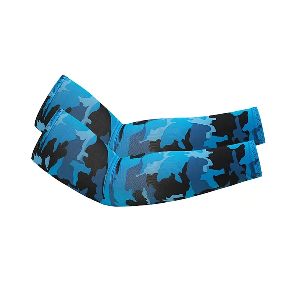 UV Protection Cooling Arm Sleeves for Sports and Outdoor Activities - 21