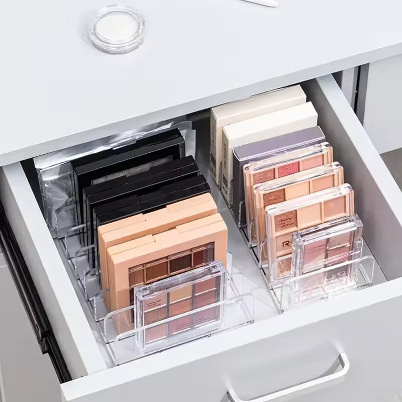 7-Compartment Makeup Palette Organizer for Vanity - 4