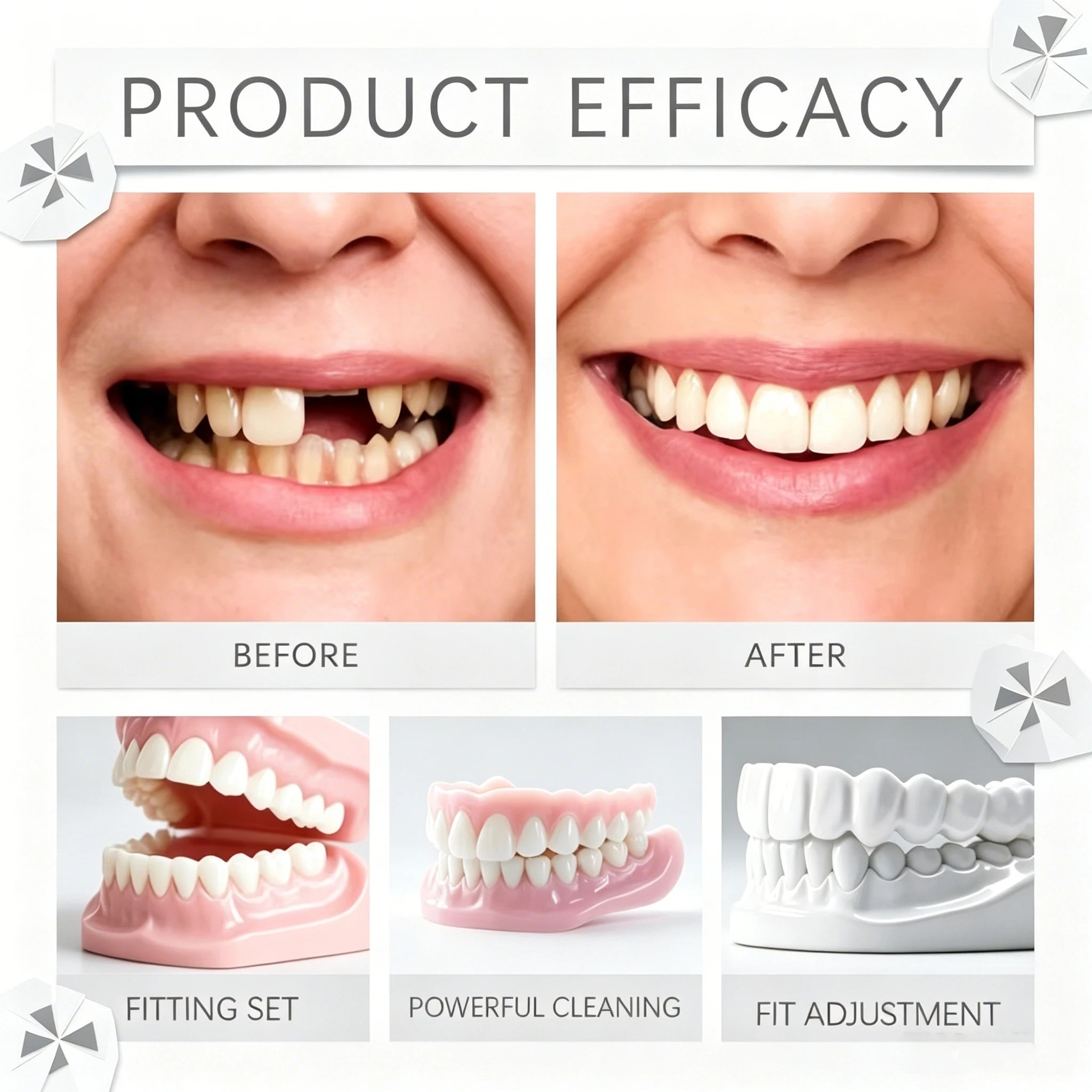Instant Snap-On Smile Veneers for Natural Looking Teeth - 3