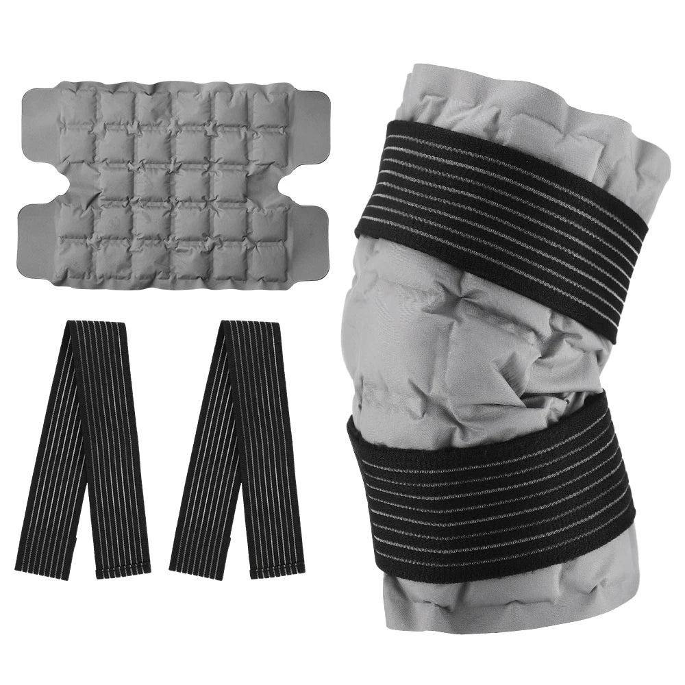 Reusable Hot and Cold Therapy Knee Ice Pack Wrap - 10