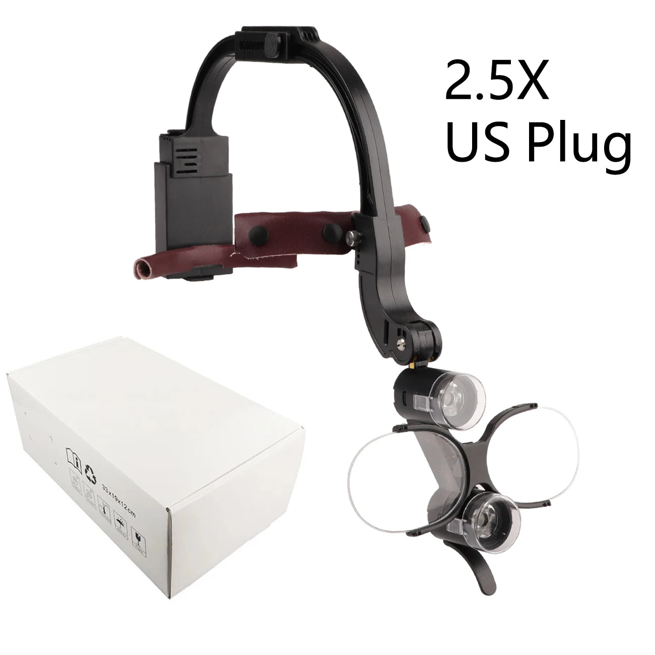 Binocular Magnifying Headlight with Dual LED for Precision Tasks - 17