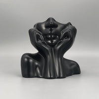 Artistic Face Makeup Brush Organizer and Desk Vase