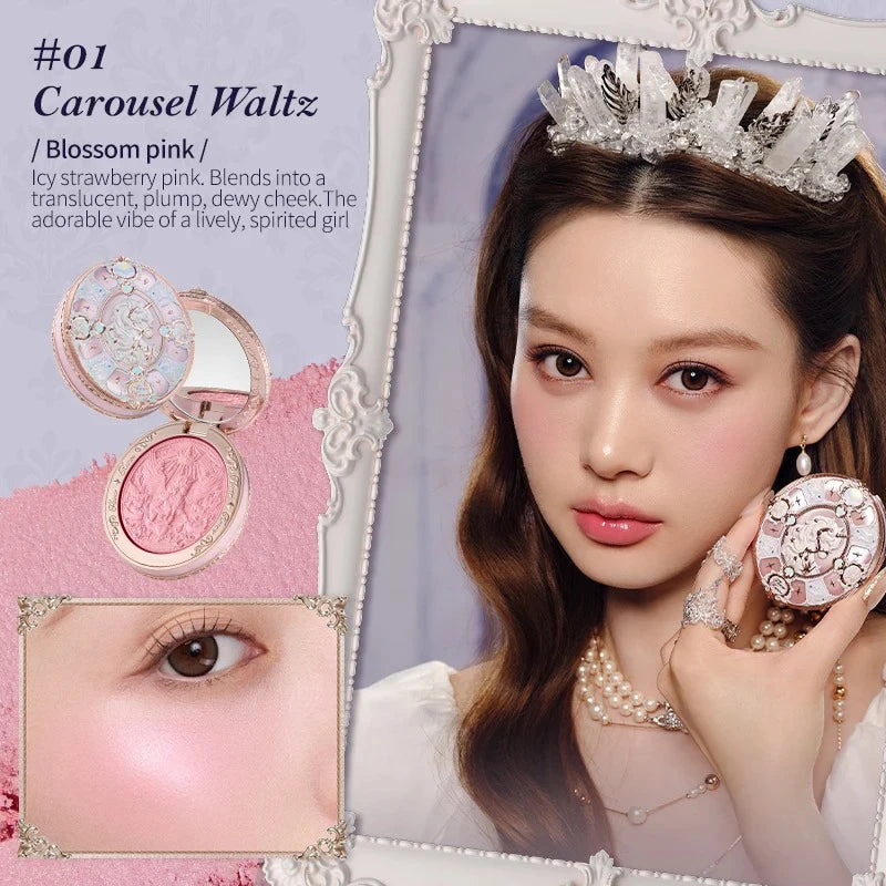 Matte Finish Dual-Tone Cheek Blush - 20