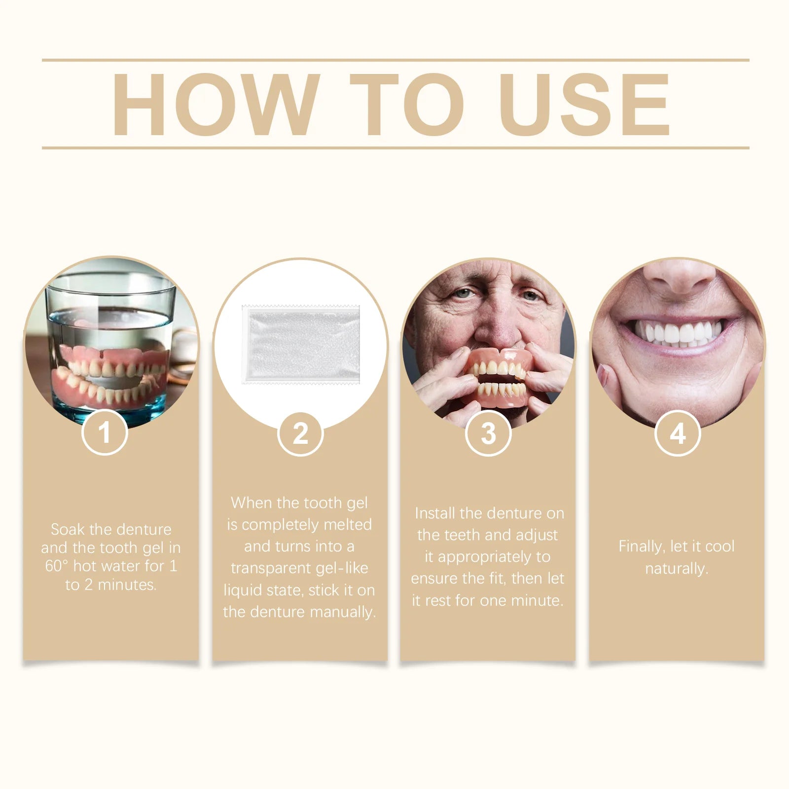 Temporary Silicone Cosmetic Dentures for Instant Smile Restoration - 13