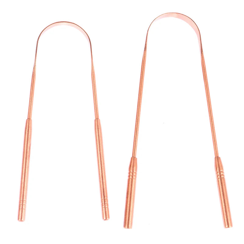 Copper Tongue Scraper for Fresh Breath and Oral Hygiene - 3