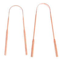 Copper Tongue Scraper for Fresh Breath and Oral Hygiene