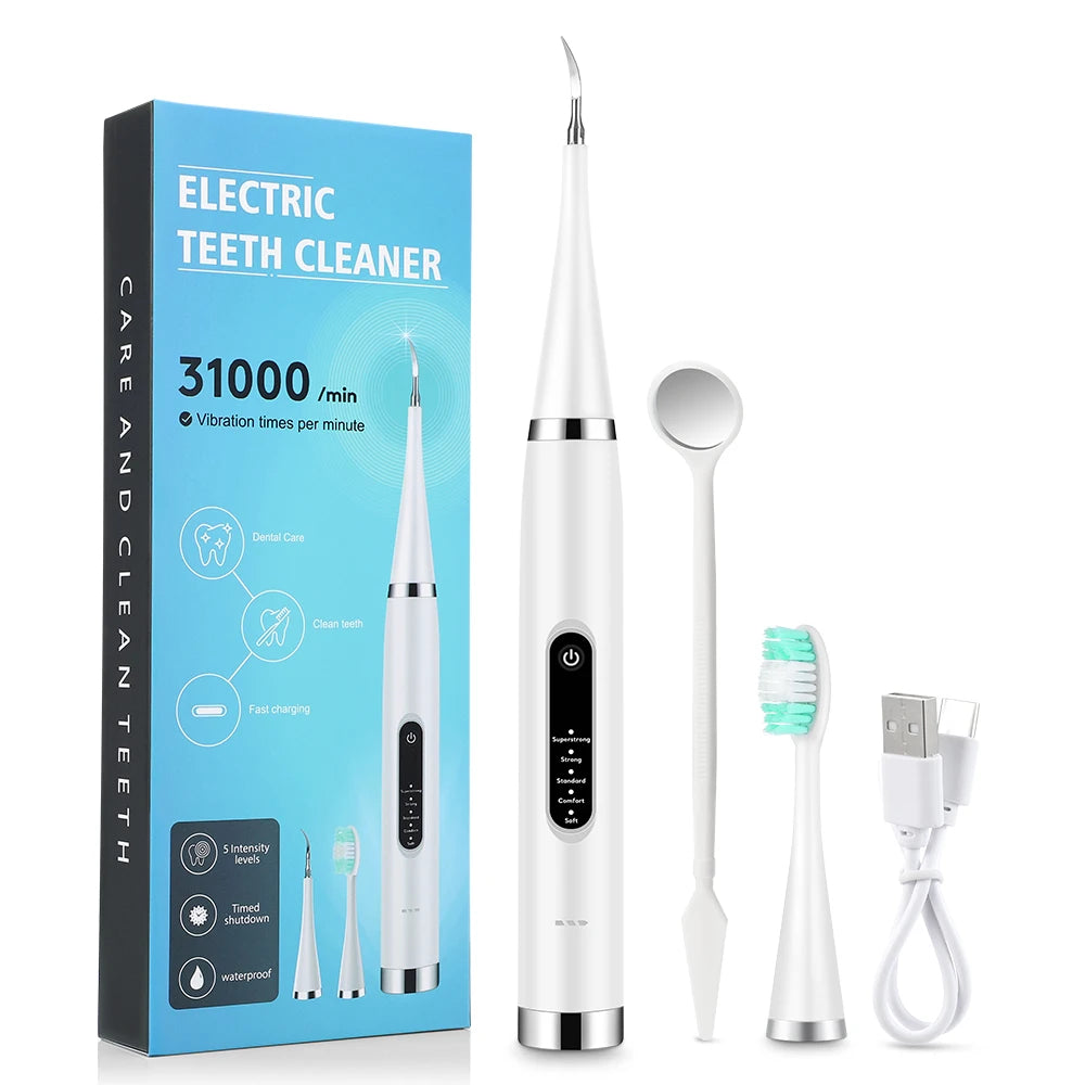 Electric Sonic Dental Scaler and Teeth Whitening Kit - 19