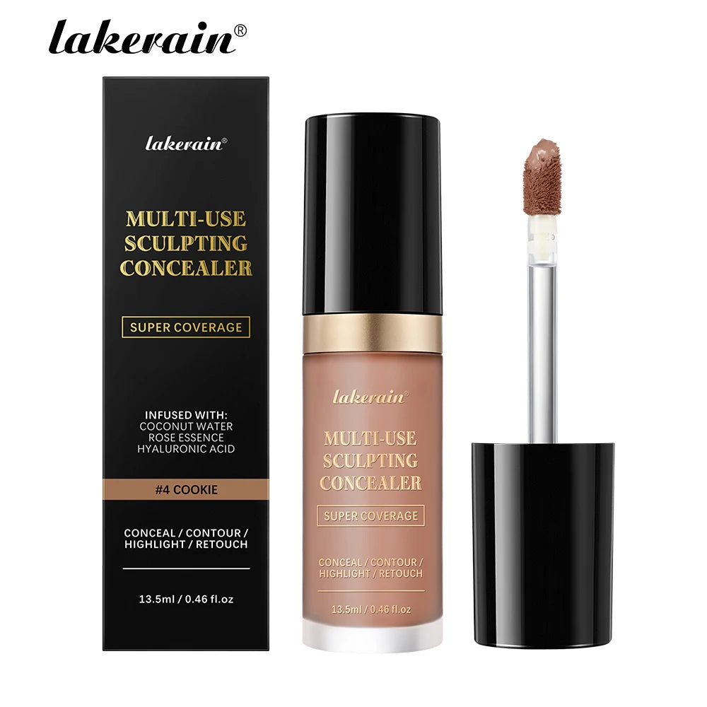 5-Color Waterproof Sculpting Concealer for Flawless Coverage - 29