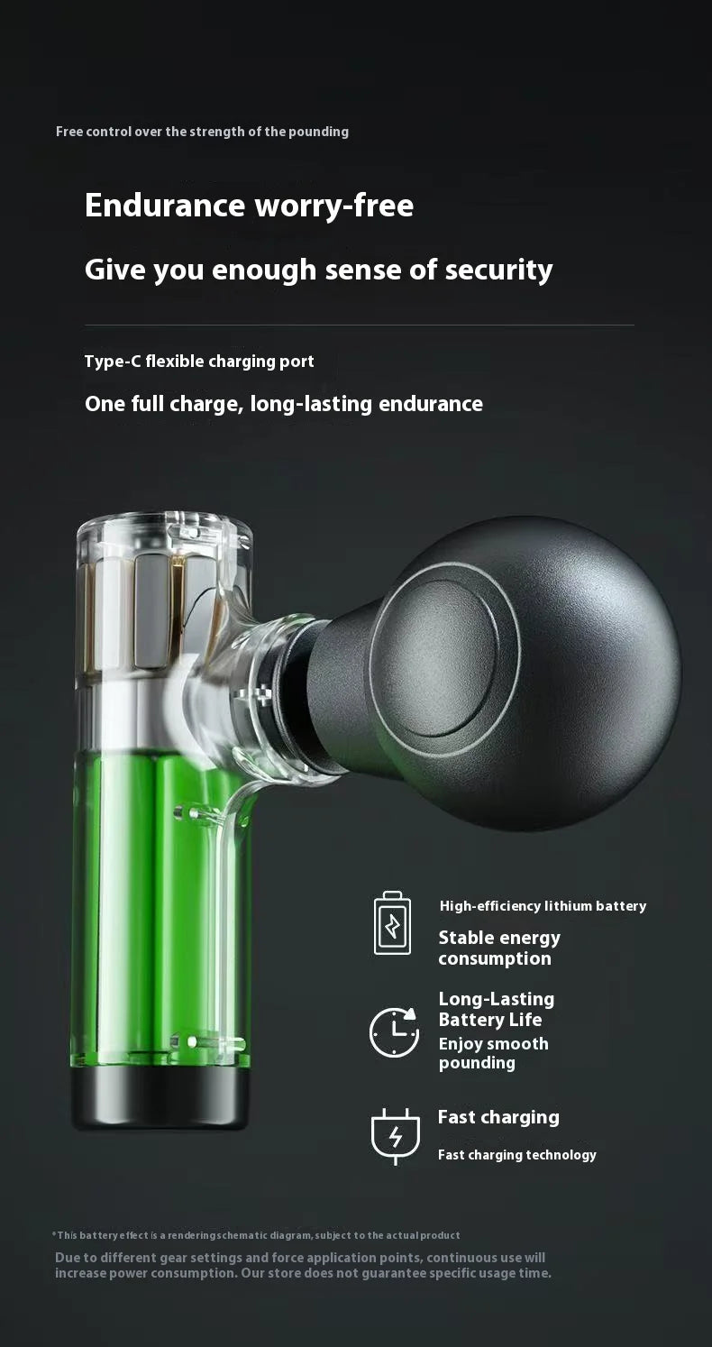 Portable Deep Tissue Mini Muscle Massage Gun - 15