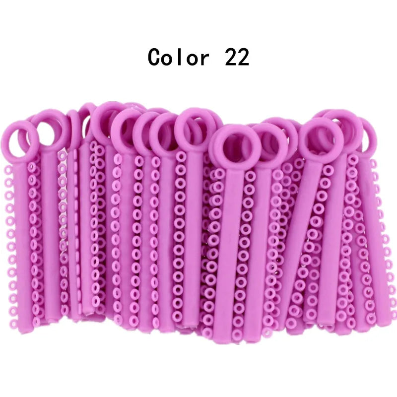 Orthodontic Elastic Ligature Ties for Dental Braces - 29