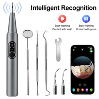 Visual Ultrasonic Tooth Scaler for At-Home Plaque Removal