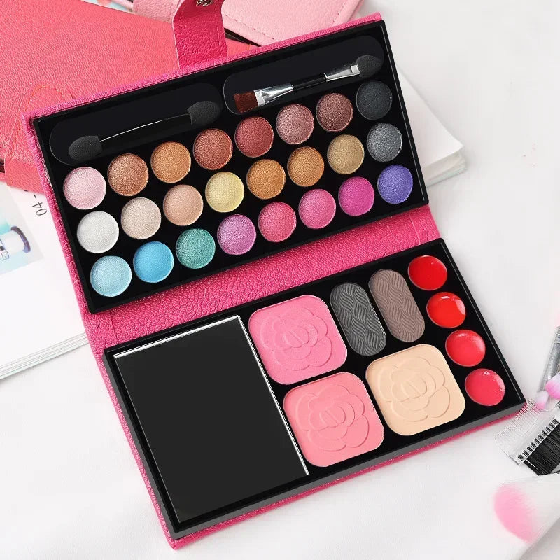 All-in-One Kids Makeup Palette with Mirror - 4