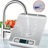 Digital Stainless Steel Kitchen Scale for Baking and Cooking