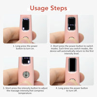 Heated Eye Massager Wand for Dark Circles and Puffiness