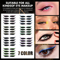 Reusable Self-Adhesive Eyeliner and Eyelash Stickers