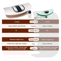 Electric Lumbar Traction Massager for Lower Back Pain Relief