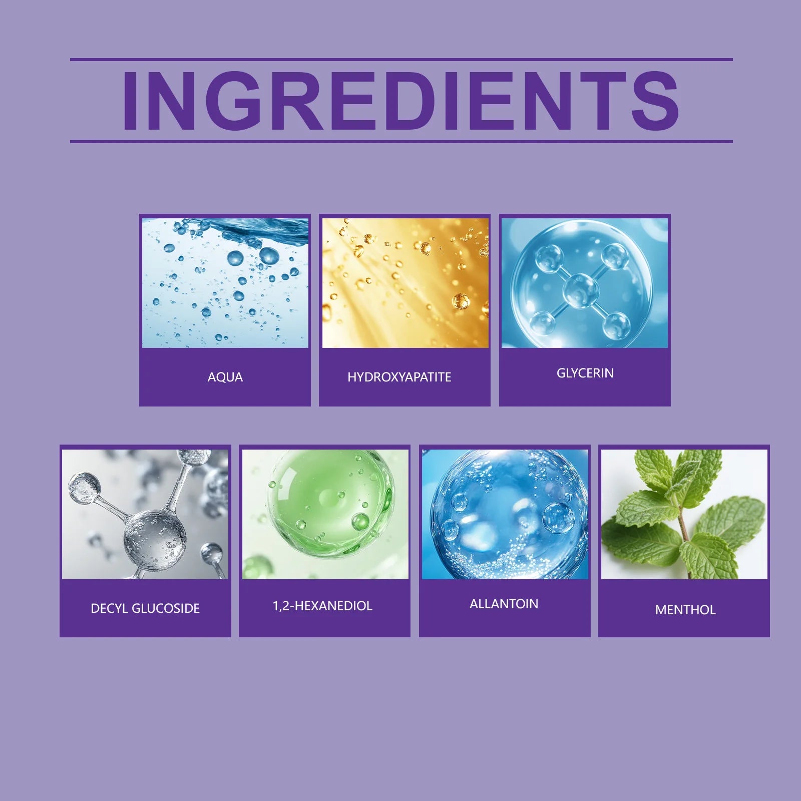 Purple Teeth Whitening Mousse Foam for Deep Stain Removal - 10