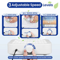 2-in-1 Powerful Nail Dust Collector and Manicure Vacuum