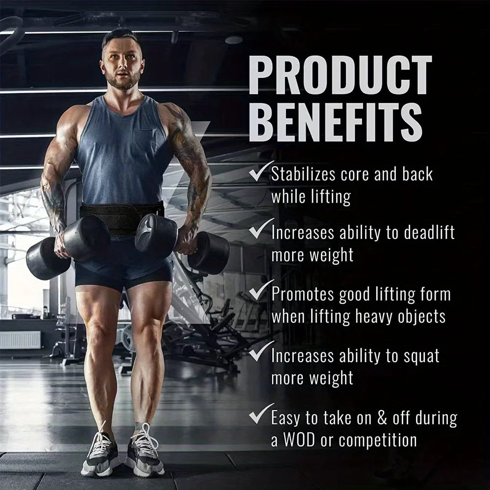 Adjustable Lumbar Support Belt for Weightlifting and Gym - 6