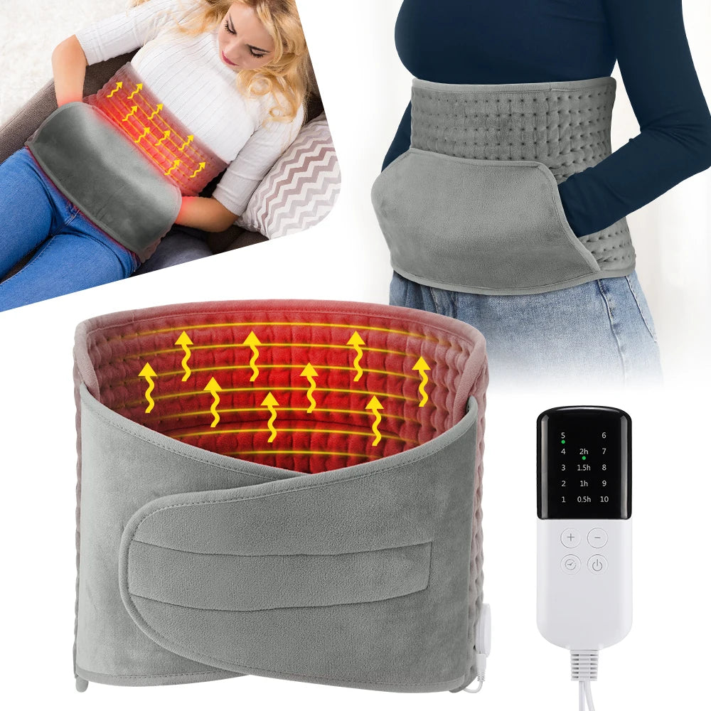 Electric Heated Waist Wrap for Pain Relief and Warmth - 19