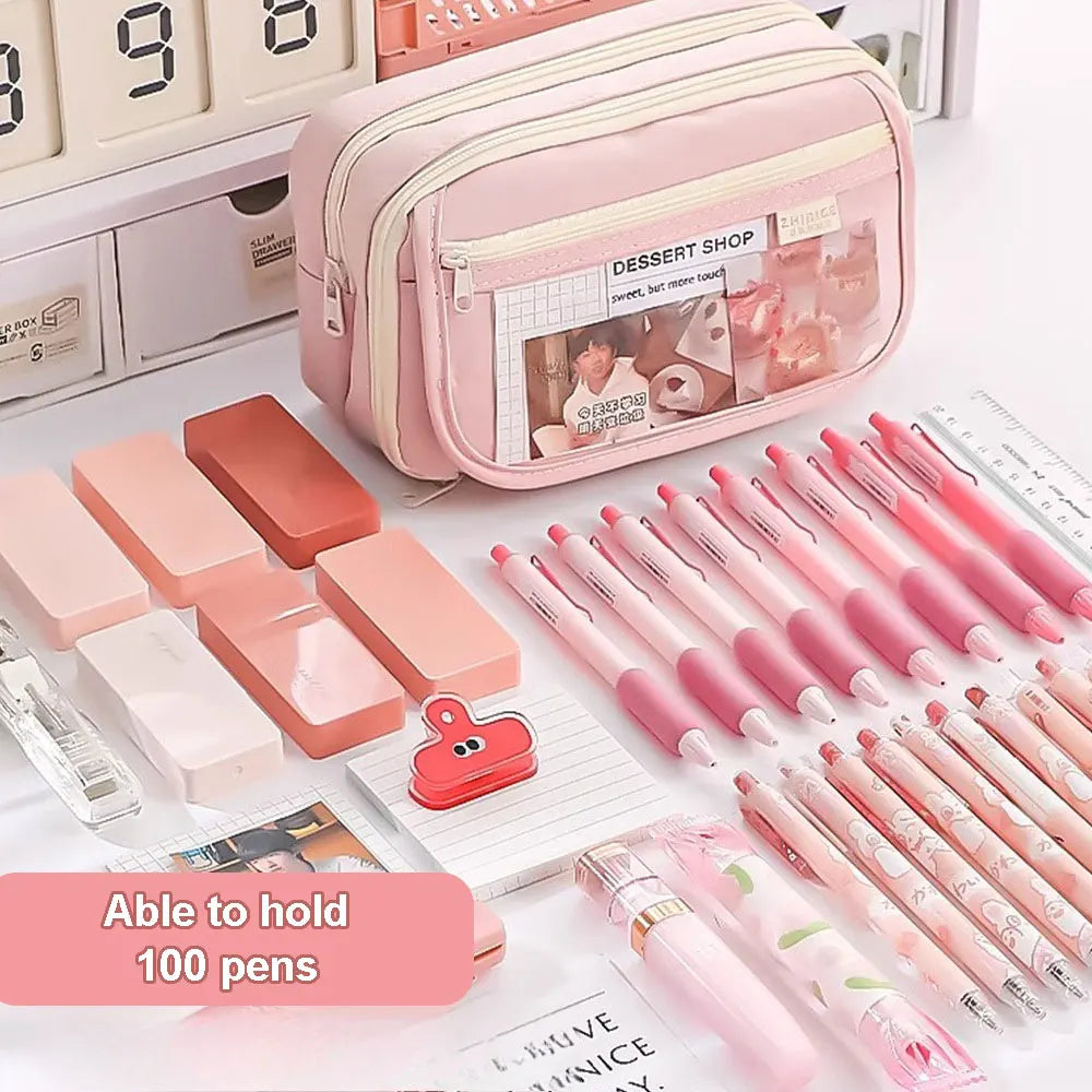 Large Capacity Multi-Layer Student Pencil Case - 2