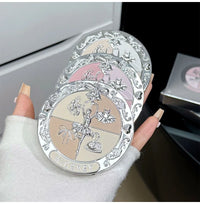 Matte Three-Color Pressed Setting Powder for Oil Control