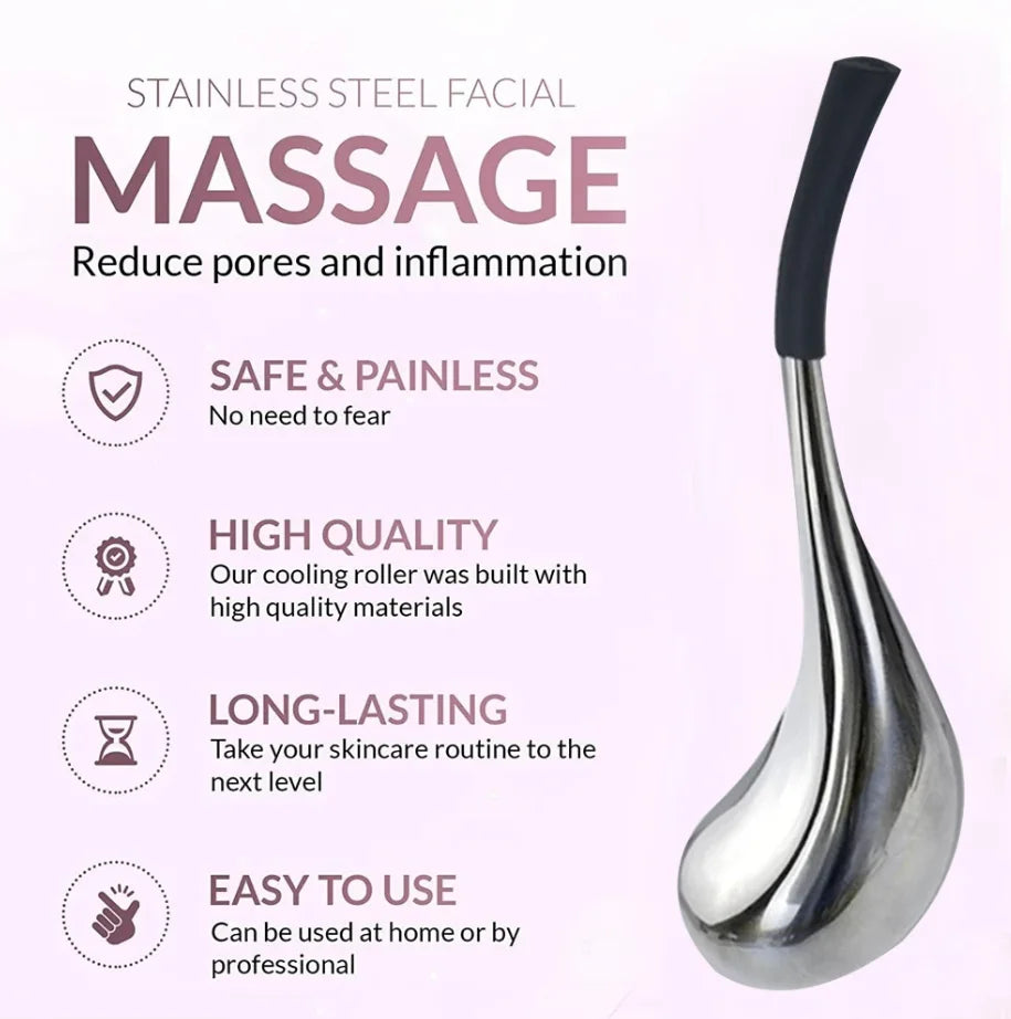 Stainless Steel Cooling Cryo Sticks for Facial Puffiness and Pores - 11