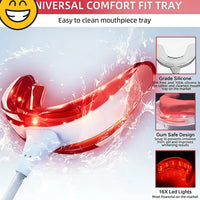 Portable Red Light Therapy Device for Oral Health and Pain Relief